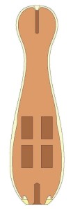 Kegel NF mit Holz
